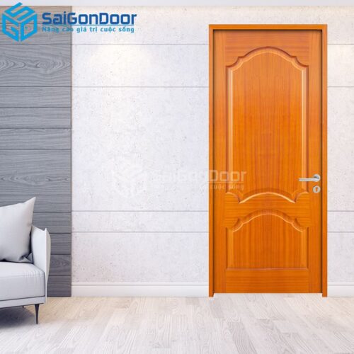 Cửa Gỗ HDF Veneer 2A lum Xoan Đào-HDFV-SGD